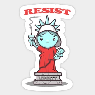 Resist Becoming a Handmaid Sticker